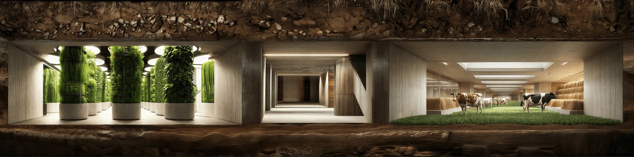 Below the ground — underground farm